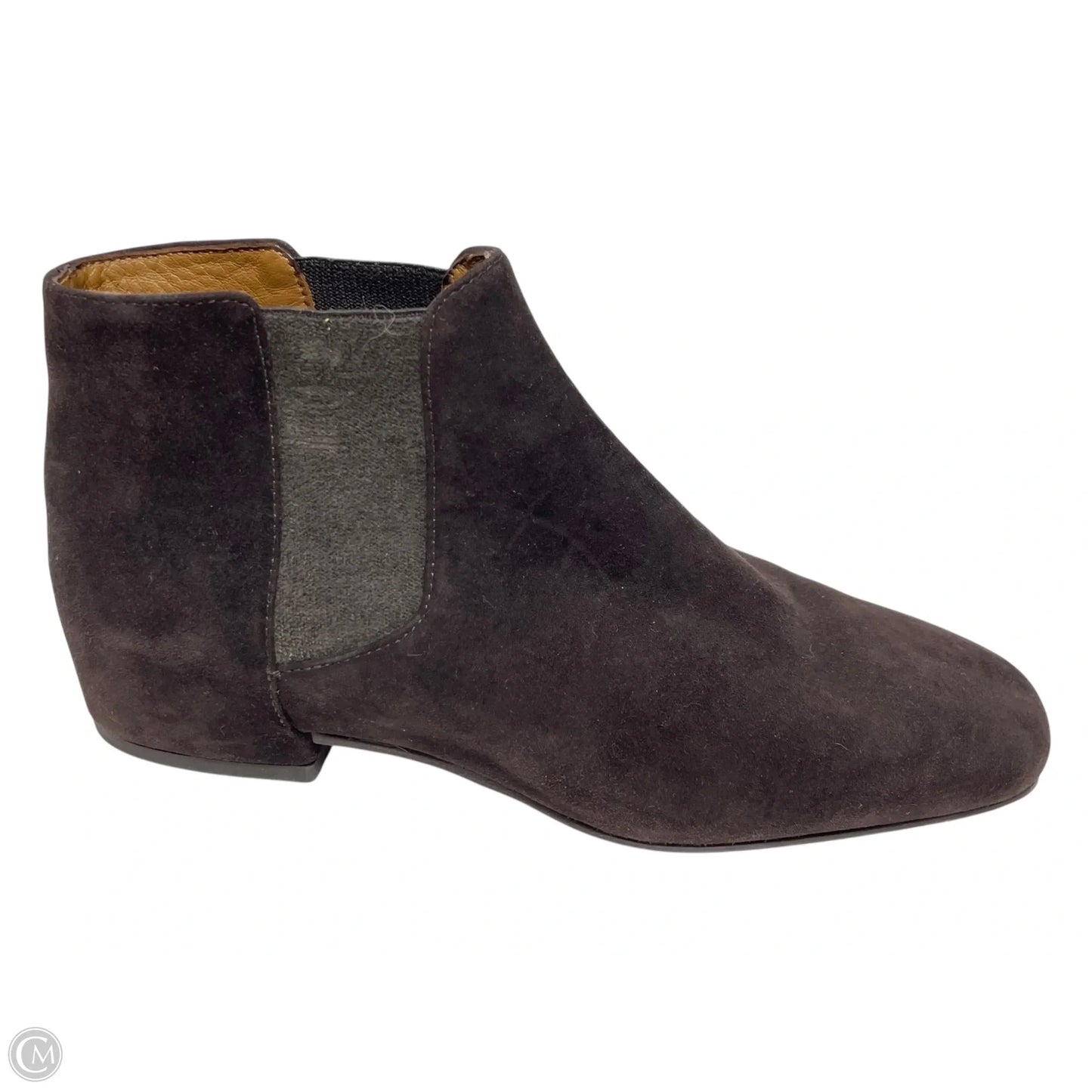 Boots Ankle Flats By Aquatalia In Brown, Size: 5.5