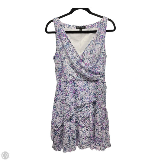 Dress Casual Short By Banana Republic In Blue & Pink, Size: 4