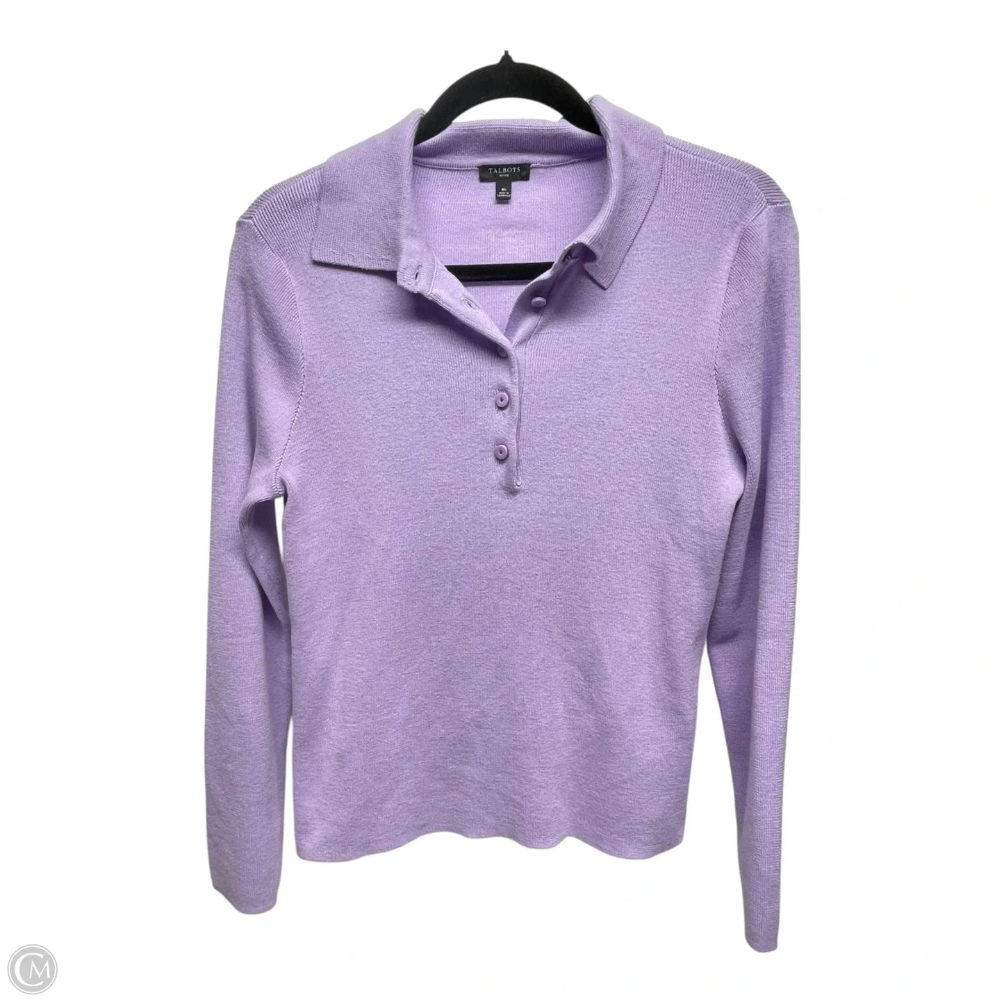 Sweater By Talbots In Purple, Size: Mp