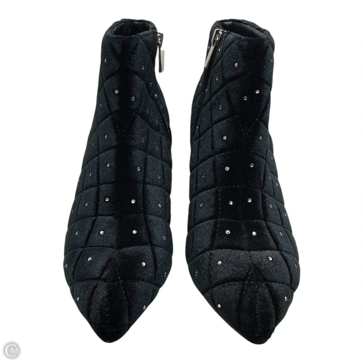 Boots Ankle Heels By Cato In Black, Size: 9