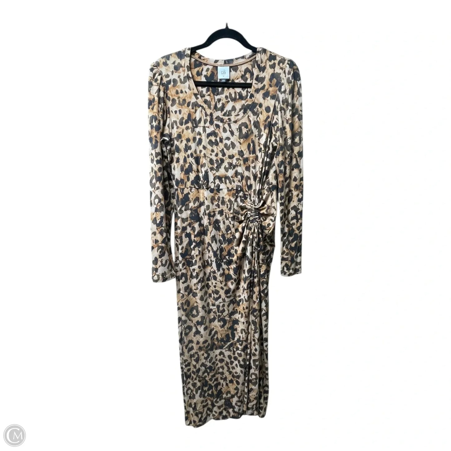 Dress Casual Maxi By Cabi In Animal Print, Size: M
