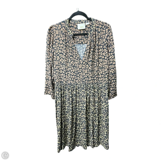Dress Casual Short By Maeve In Animal Print, Size: M