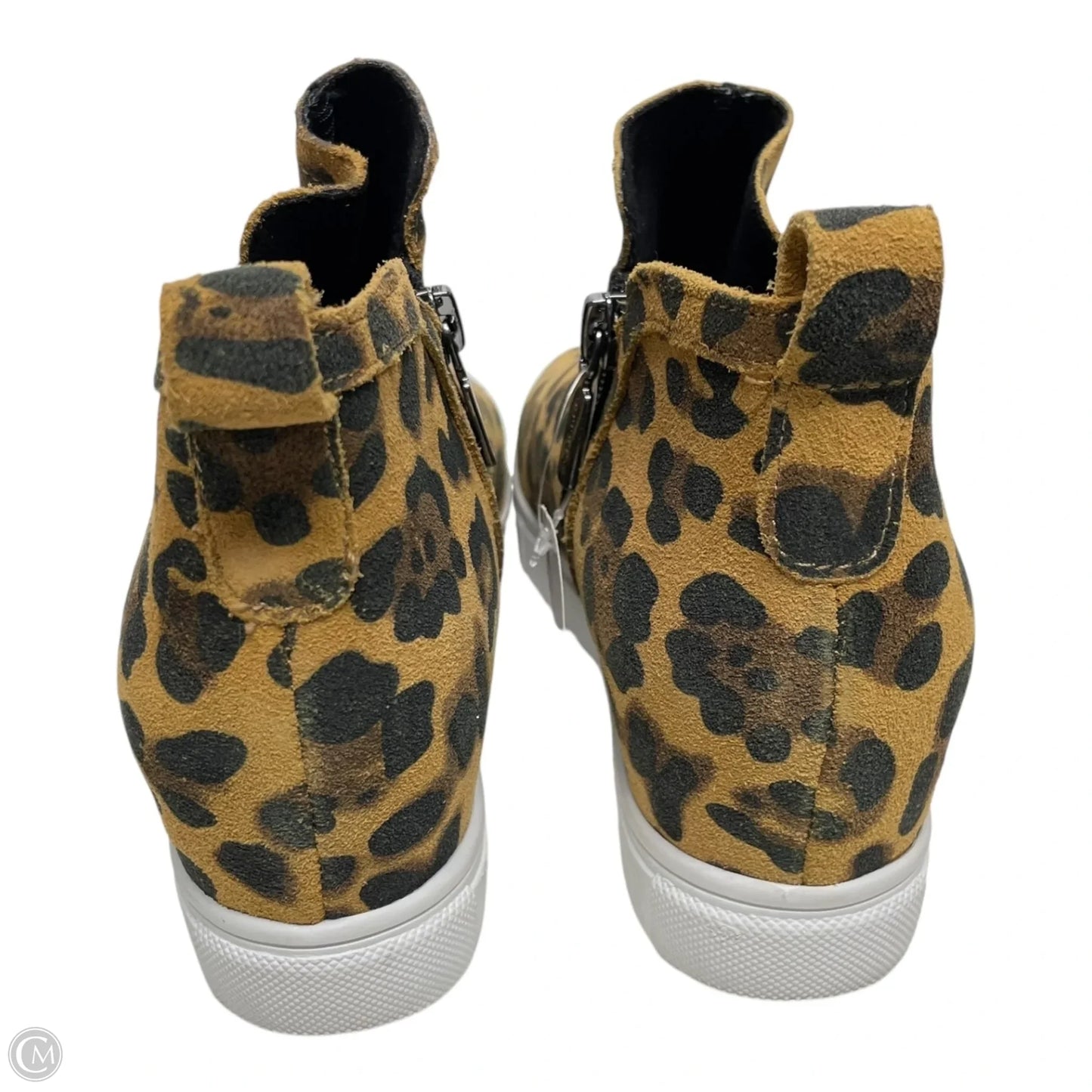 Boots Ankle Flats By Blondo In Animal Print, Size: 6.5