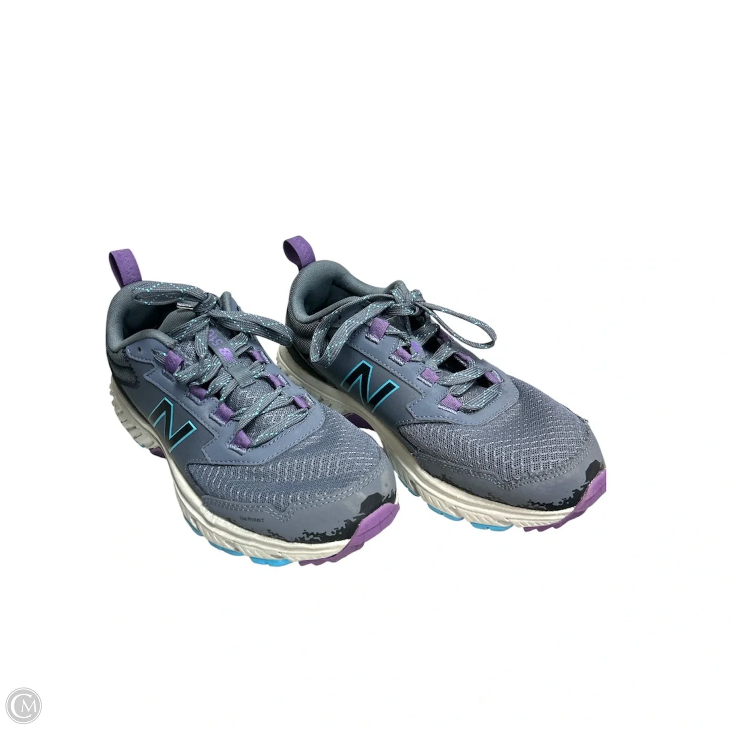 Shoes Athletic By New Balance In Grey & Purple, Size: 9.5
