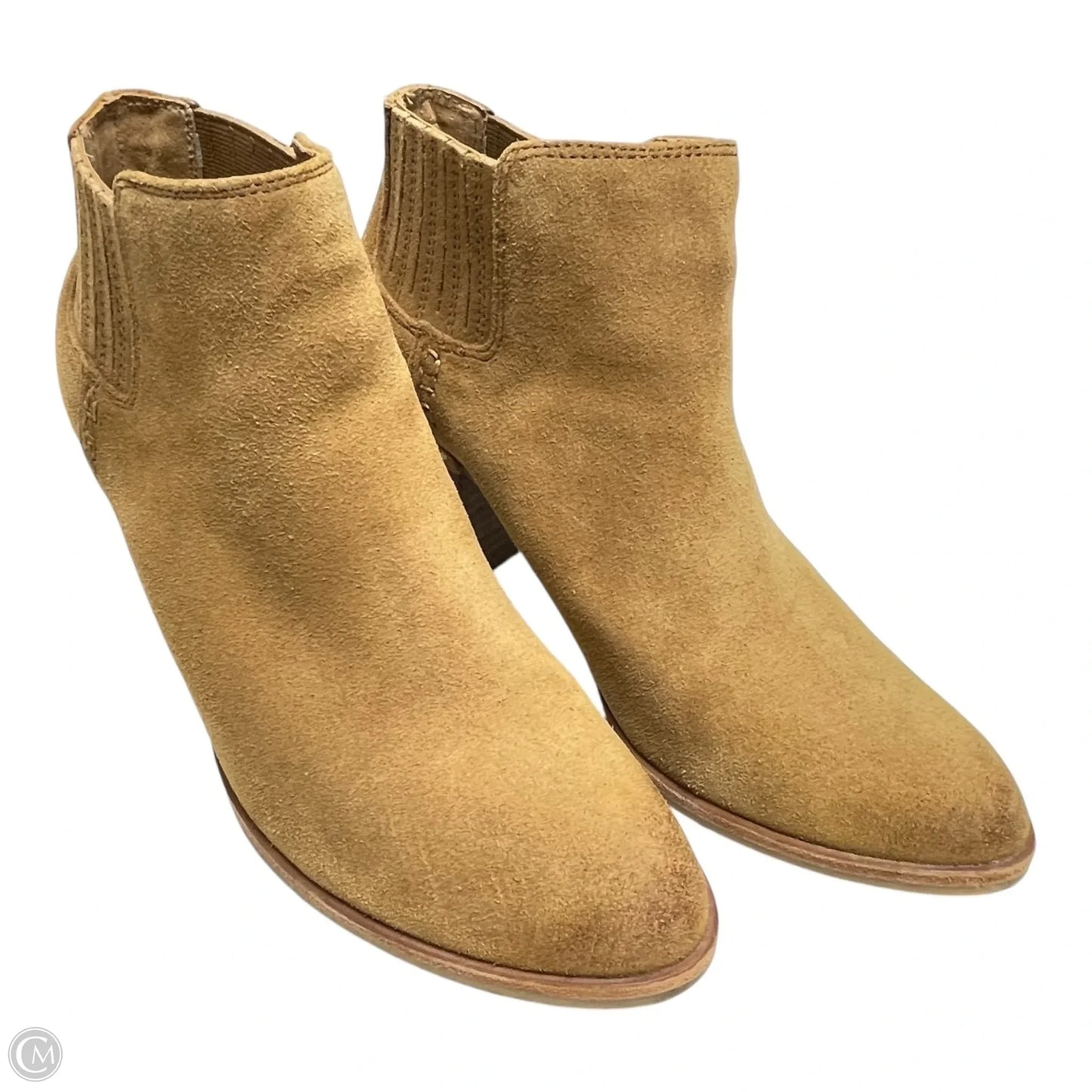 Boots Ankle Heels By Steve Madden In Brown, Size: 9