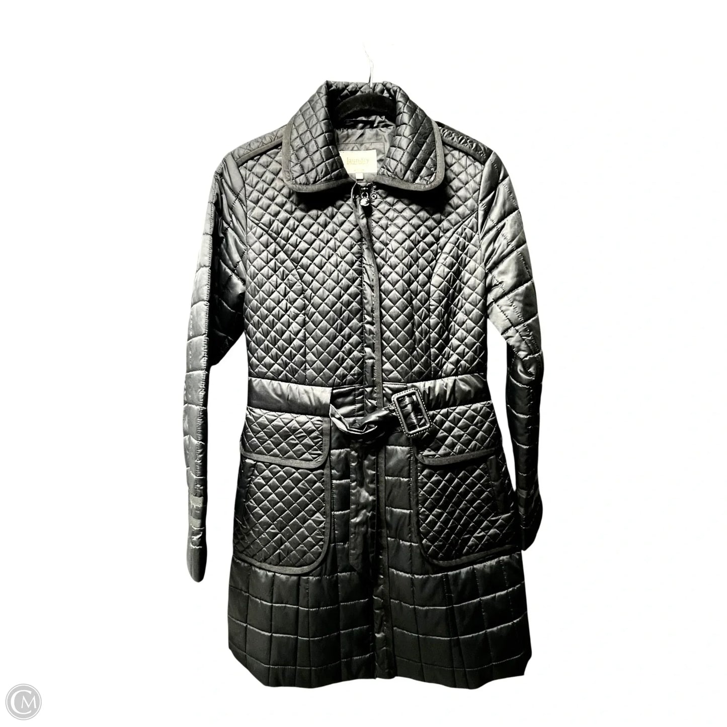 Coat Puffer & Quilted By Laundry In Black, Size: S
