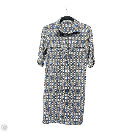 Dress Casual Short By J Mclaughlin In Blue & Brown, Size: S
