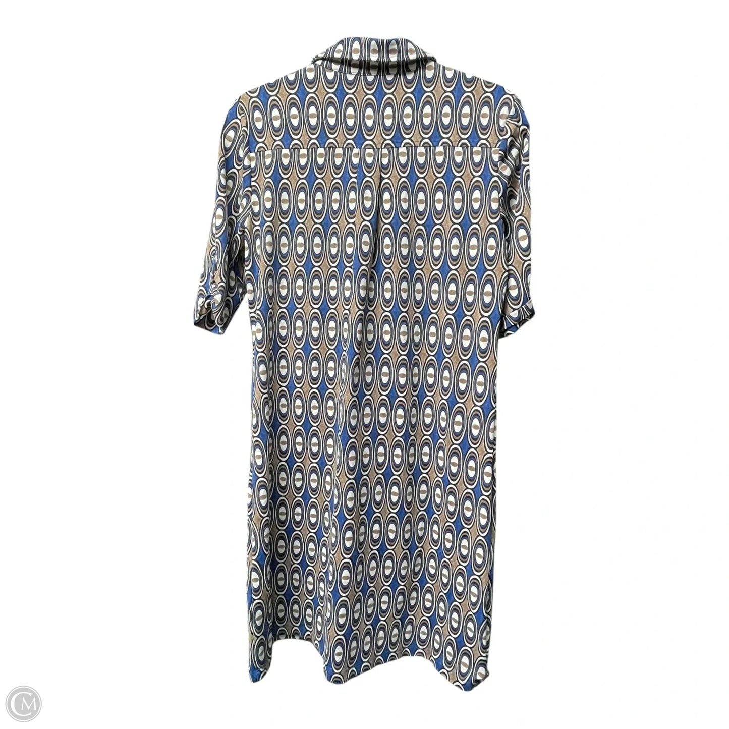 Dress Casual Short By J Mclaughlin In Blue & Brown, Size: S