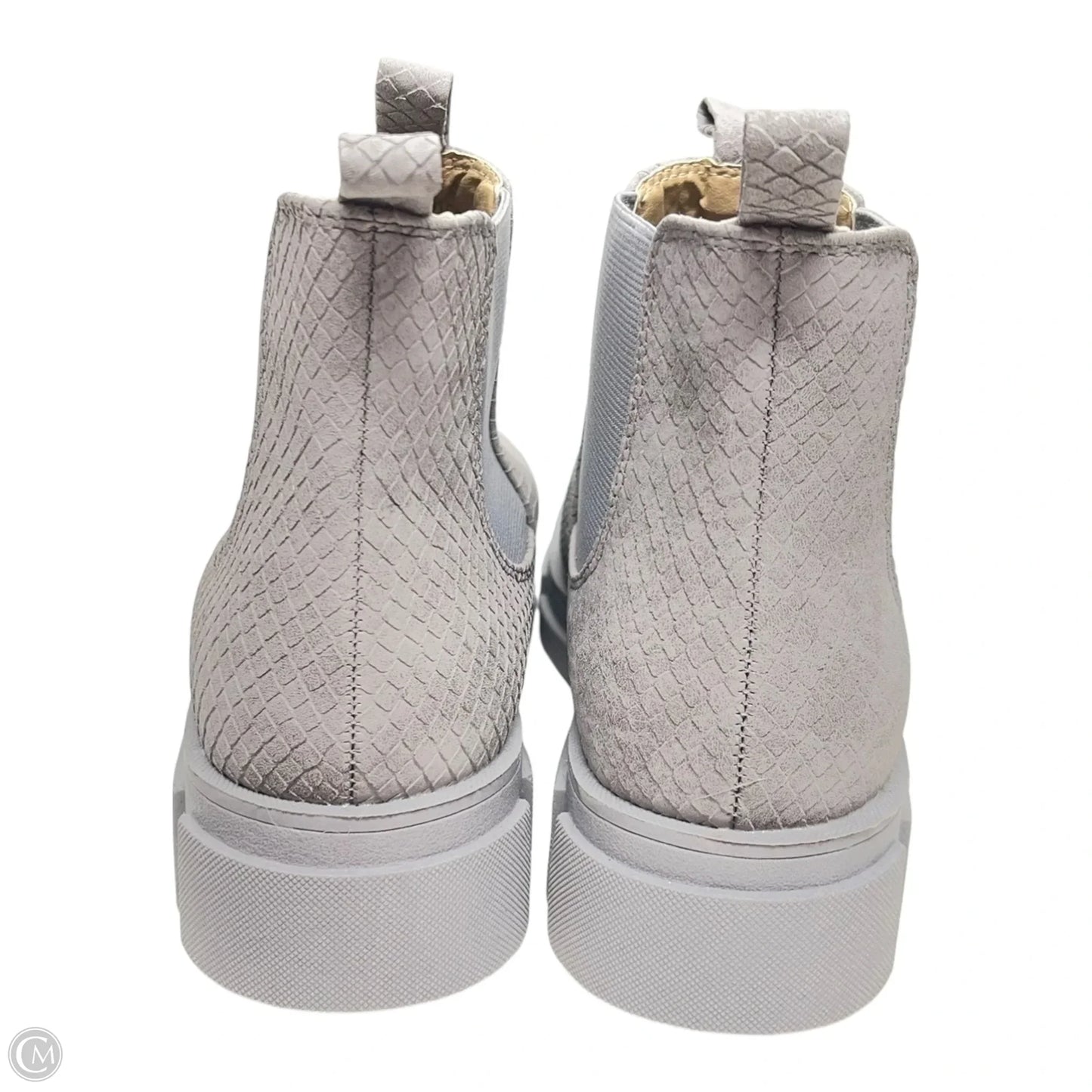 Boots Ankle Heels By Shu Shop In Grey, Size: 6.5