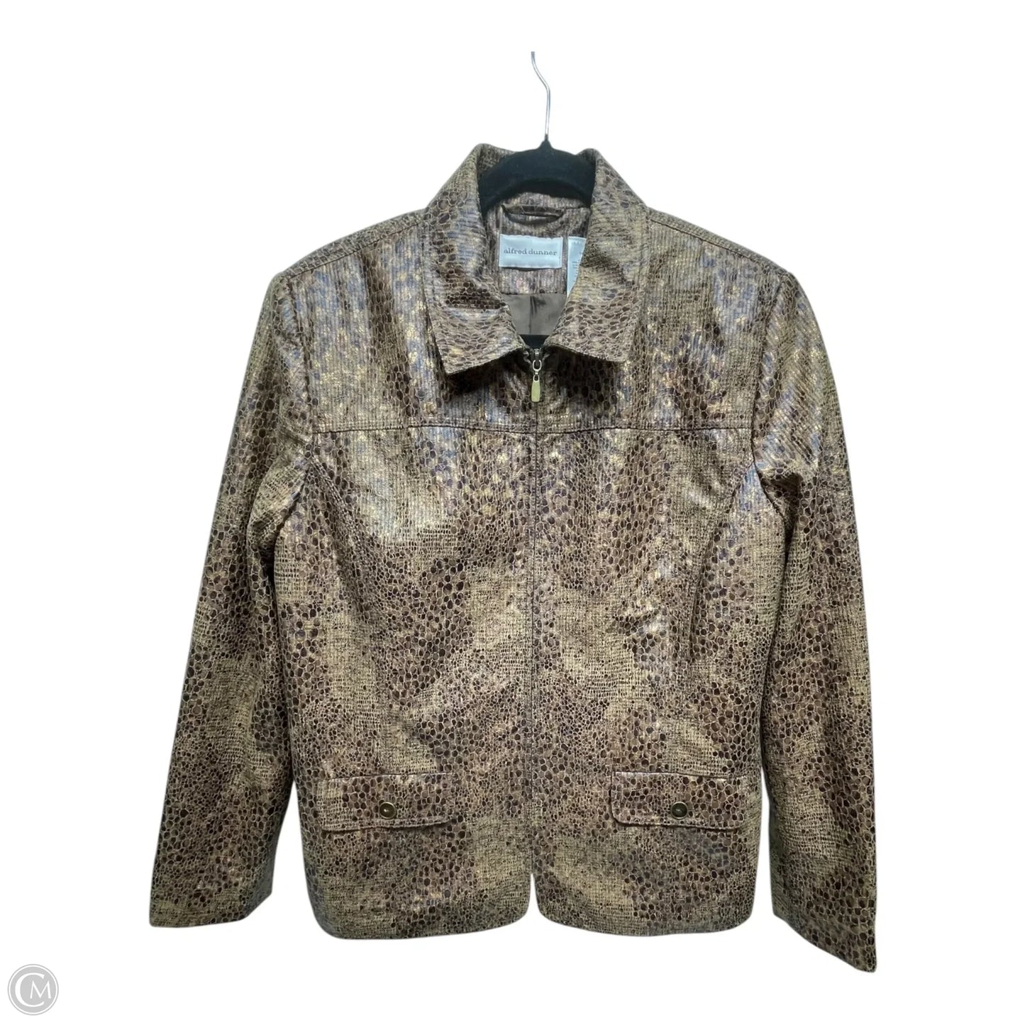 Blazer By Alfred Dunner In Brown, Size: L