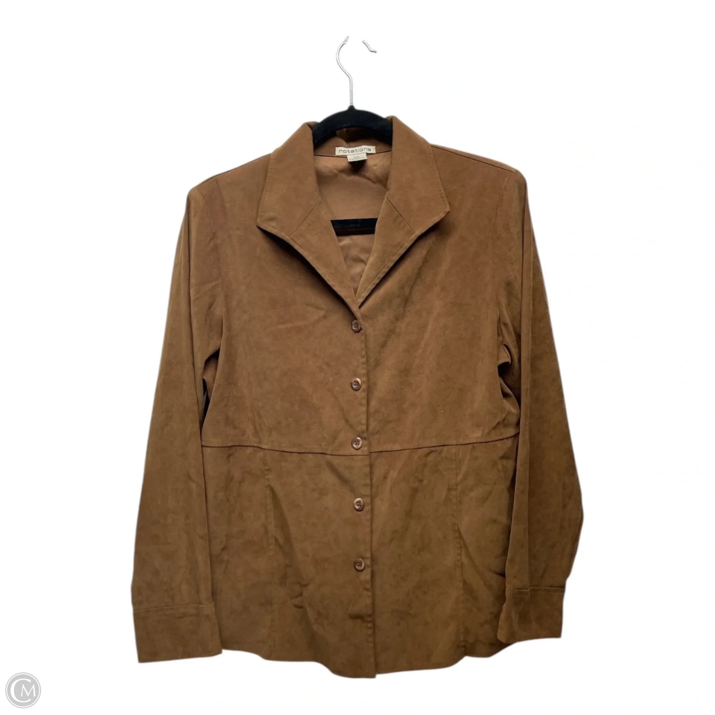 Jacket Other By Notations In Brown, Size: L
