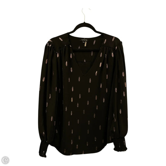 Blouse Long Sleeve By 1.state In Black, Size: 2x