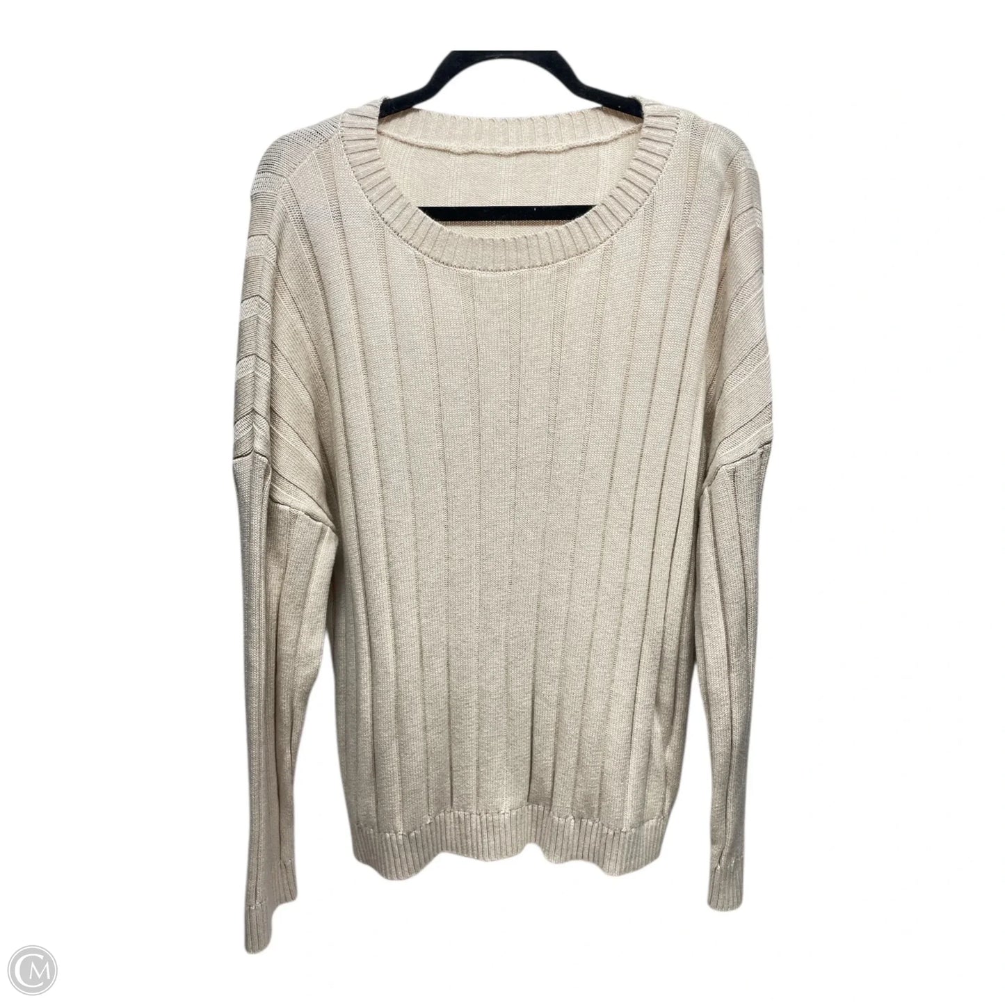 Sweater By Clothes Mentor In Beige, Size: Xl