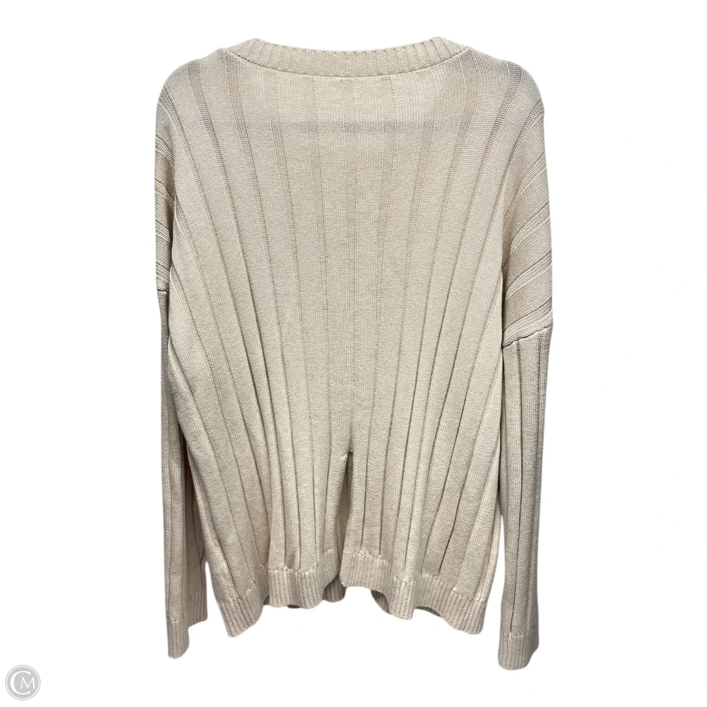 Sweater By Clothes Mentor In Beige, Size: Xl