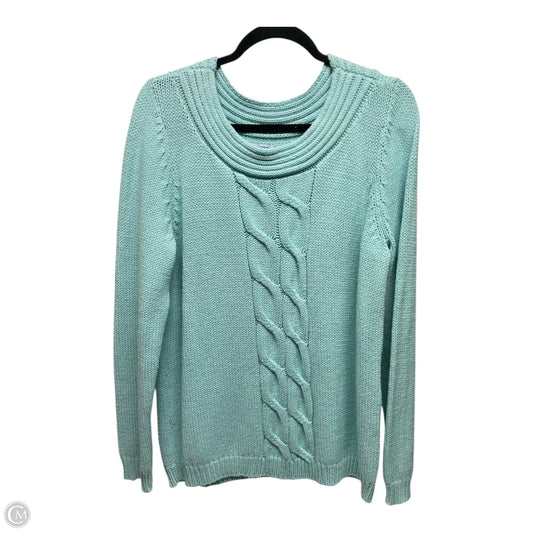 Sweater By Izod In Green, Size: Xl