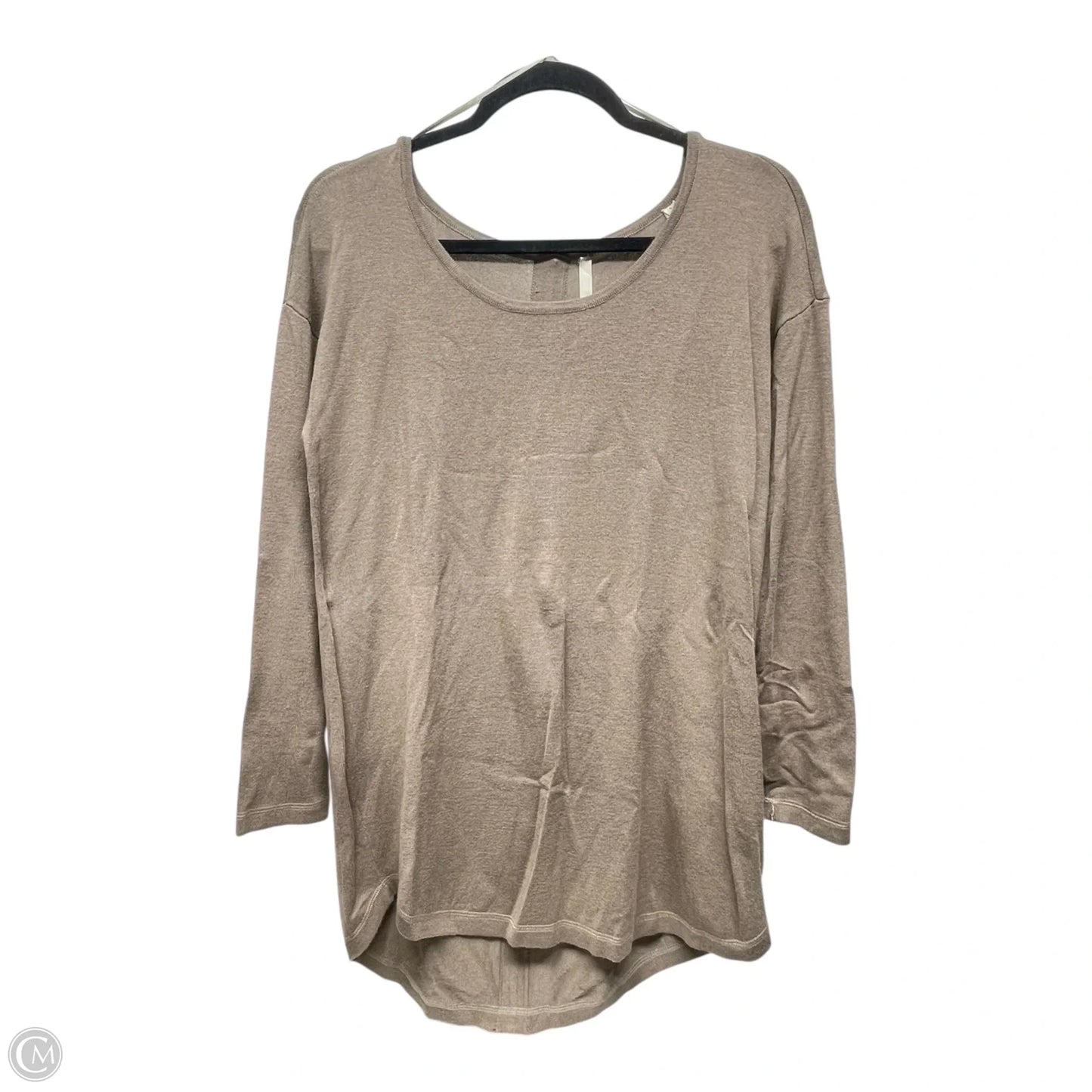 Top Long Sleeve By Soft Surroundings In Taupe, Size: S