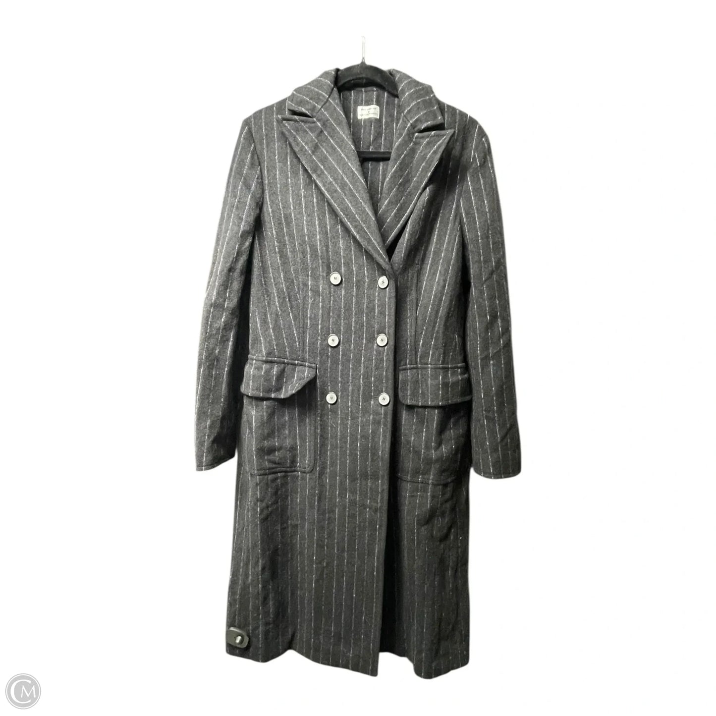 Coat Trench Coat By Philosophy In Black, Size: 8