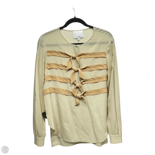Top Long Sleeve Luxury Designer By 3.1 Phillip Lim In Beige, Size: S
