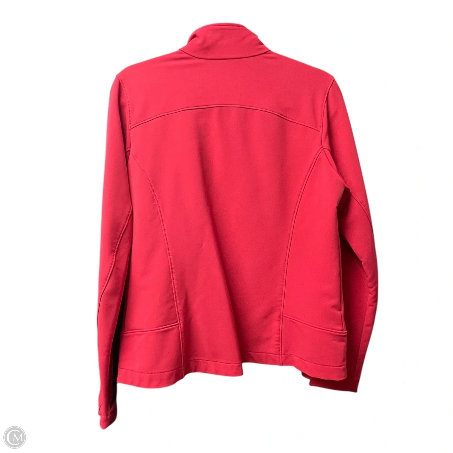 Athletic Jacket By Eddie Bauer In Pink, Size: M