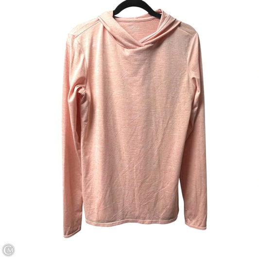 Athletic Top Long Sleeve Hoodie By Bcg In Pink, Size: L