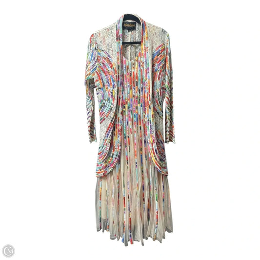 Dress Set 2pc By MOSHITA In Multi-colored, Size: L
