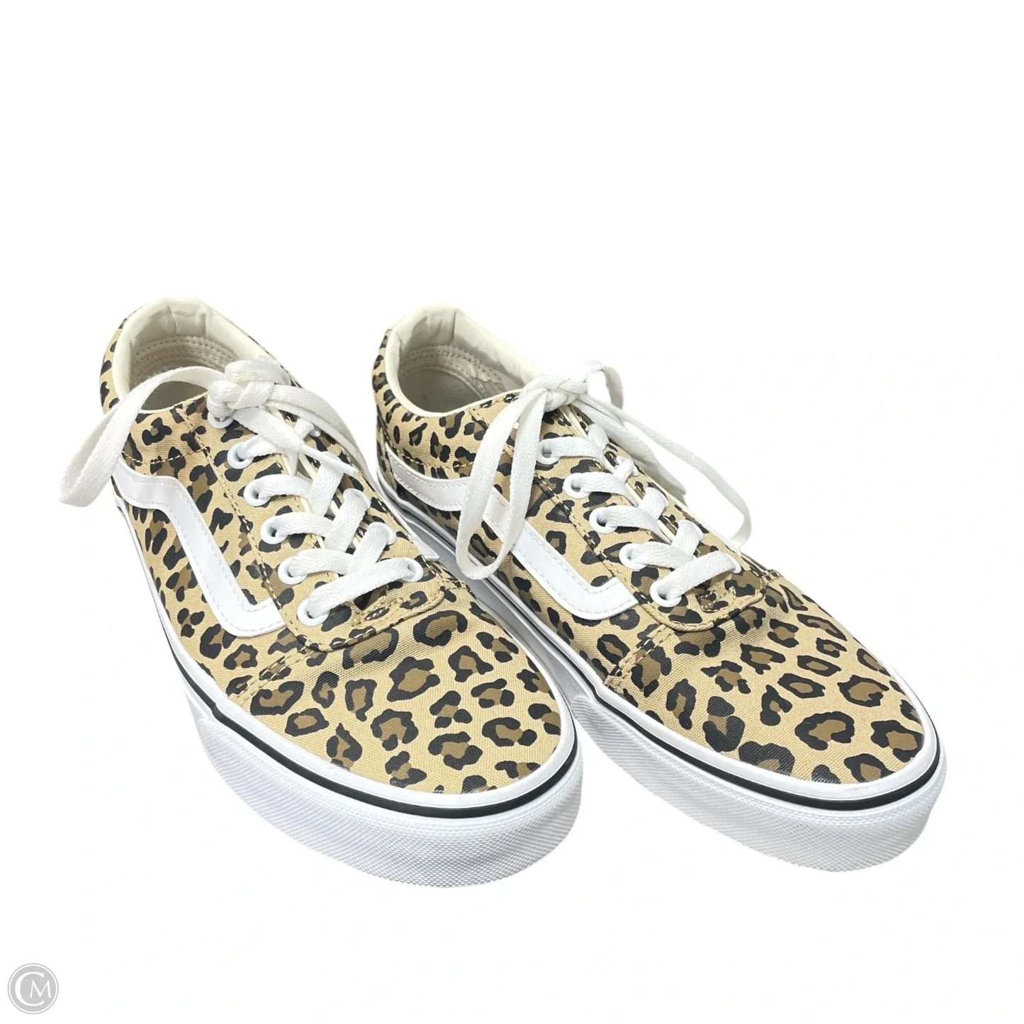 Shoes Flats By Vans In Animal Print, Size: 8.5