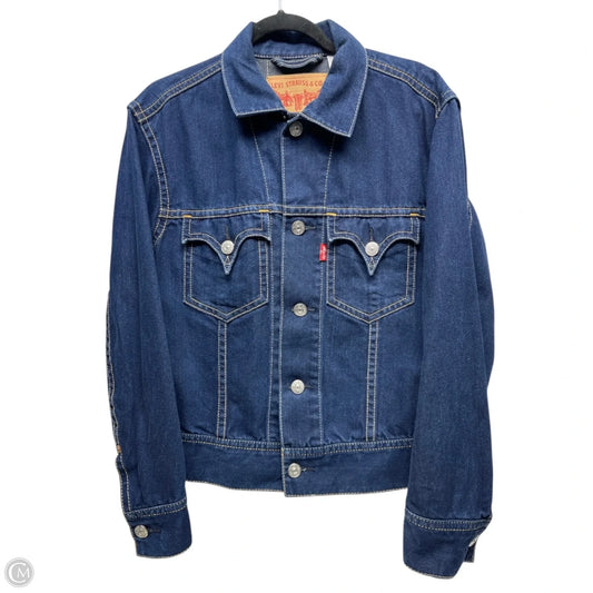 Jacket Denim By Levis In Blue Denim, Size: M