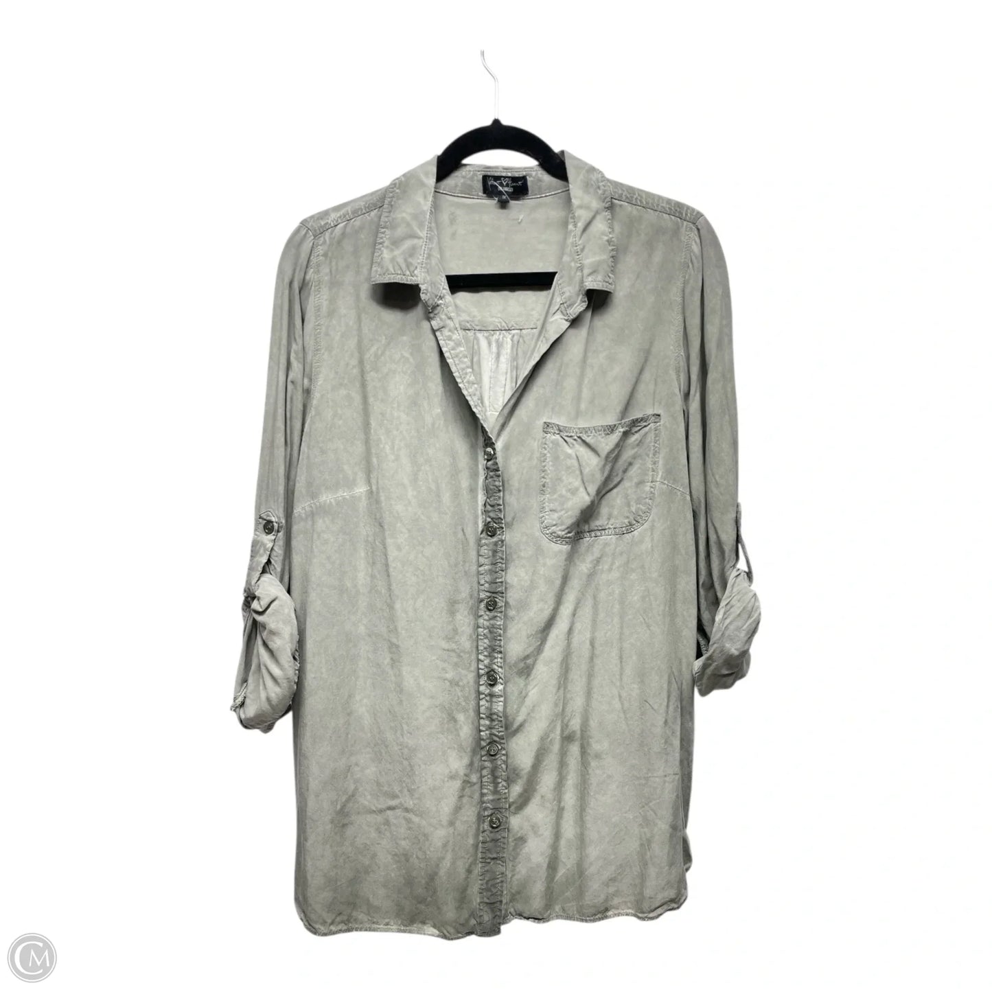 Top Long Sleeve By Velvet Heart In Green, Size: Xl