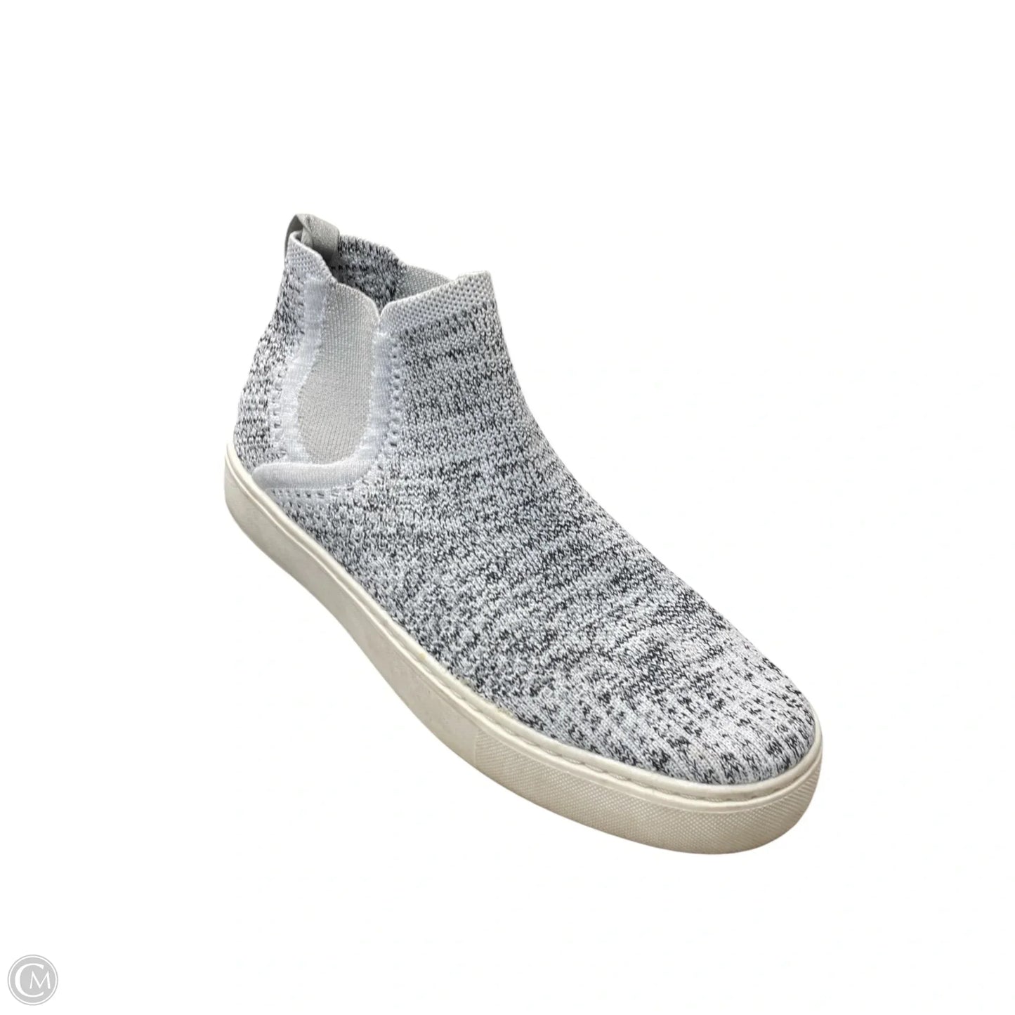 Shoes Flats By Time And Tru In Grey & White, Size: 8