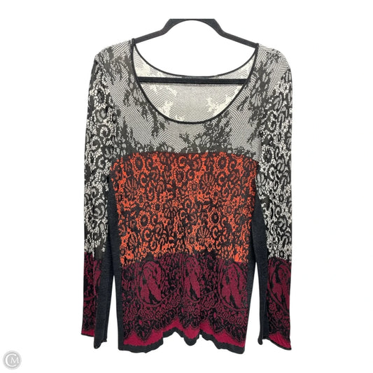 Sweater By Nic + Zoe In Multi-colored, Size: L
