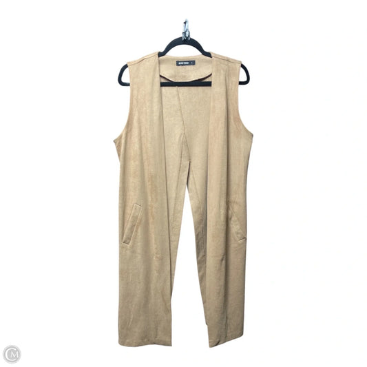 Vest Other By BEAU TISSU In Tan, Size: S