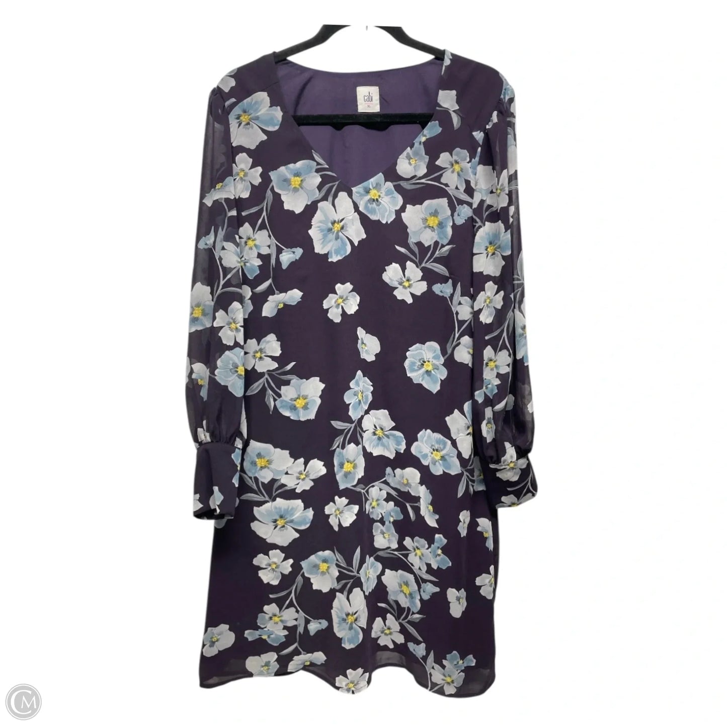 Dress Casual Short By Cabi In Purple, Size: Xl