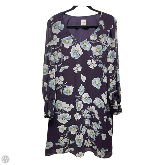 Dress Casual Short By Cabi In Purple, Size: Xl