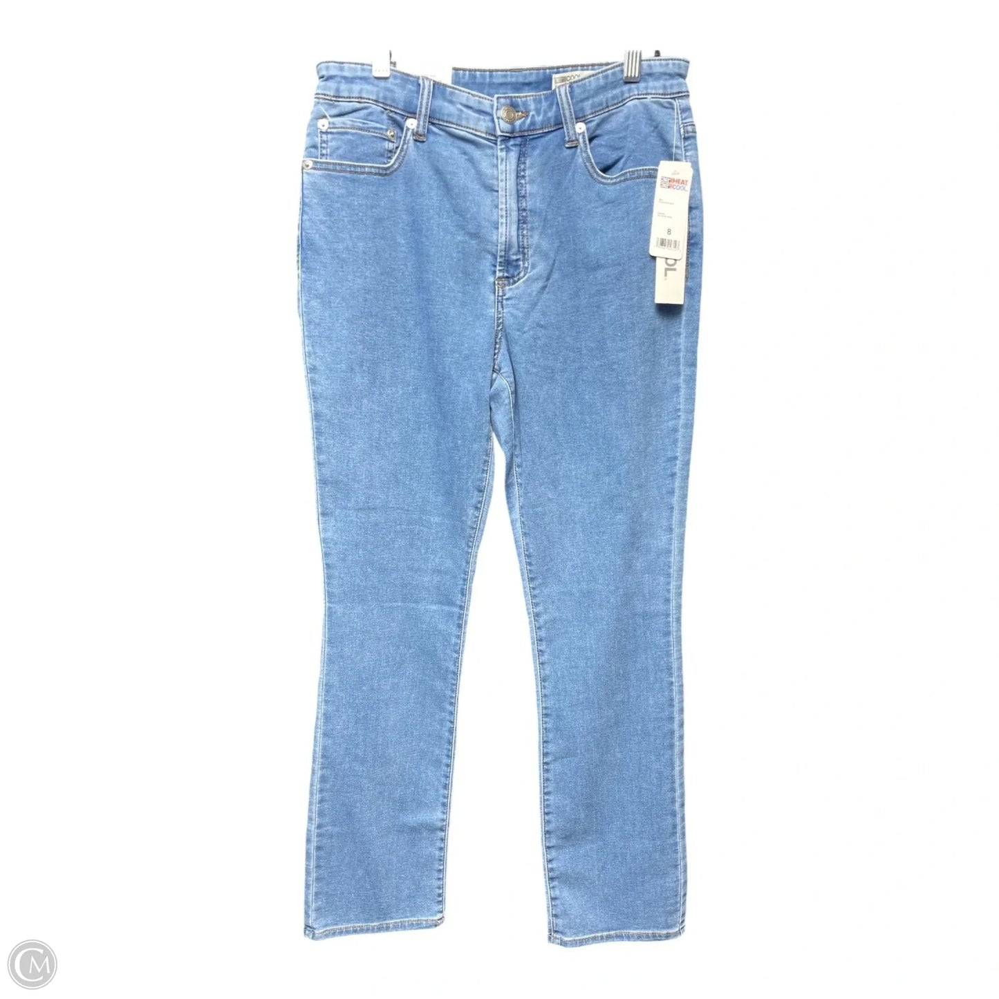 Jeans Straight By 32 Degrees In Blue Denim, Size: 8