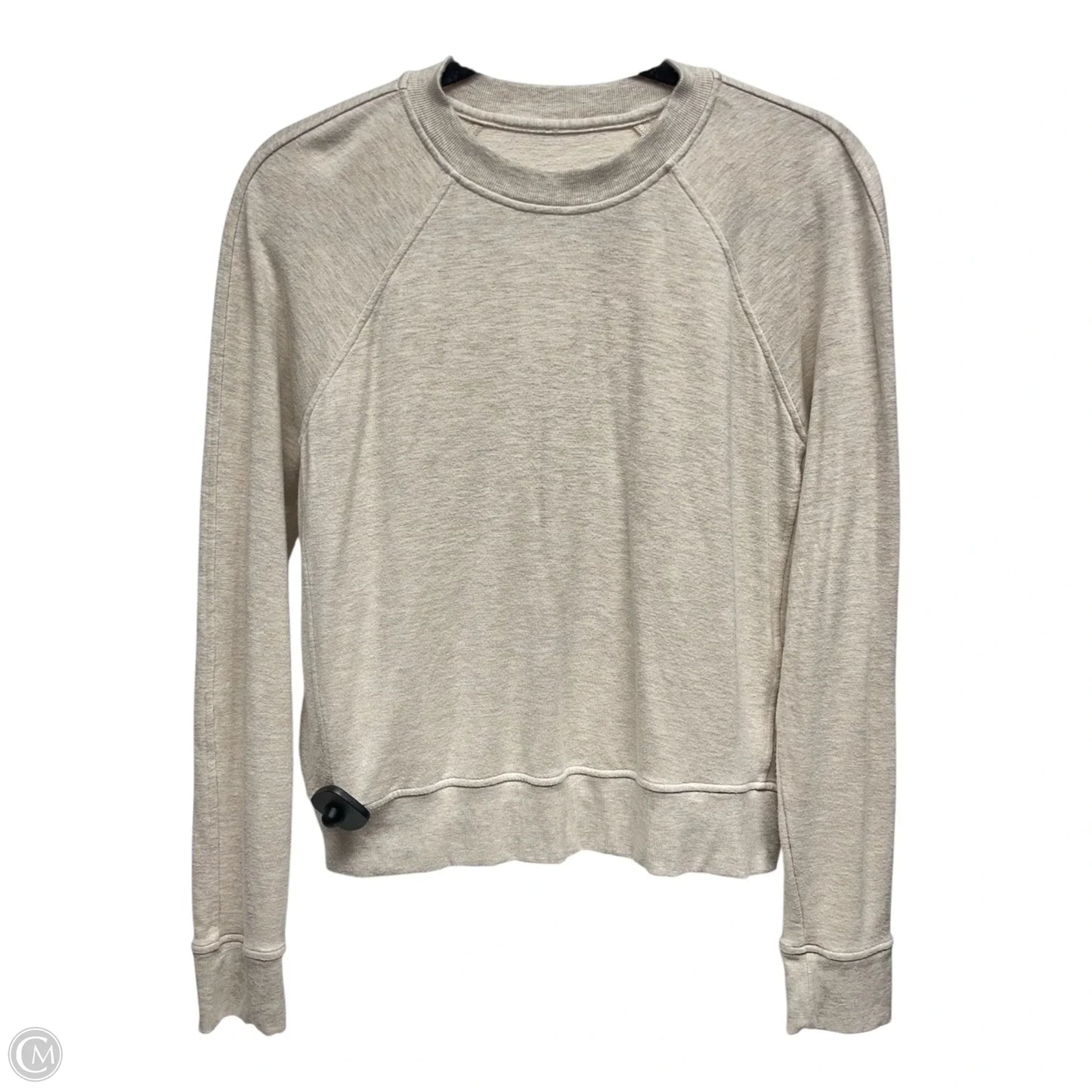 Sweatshirt Crewneck By Lululemon In Beige, Size: S