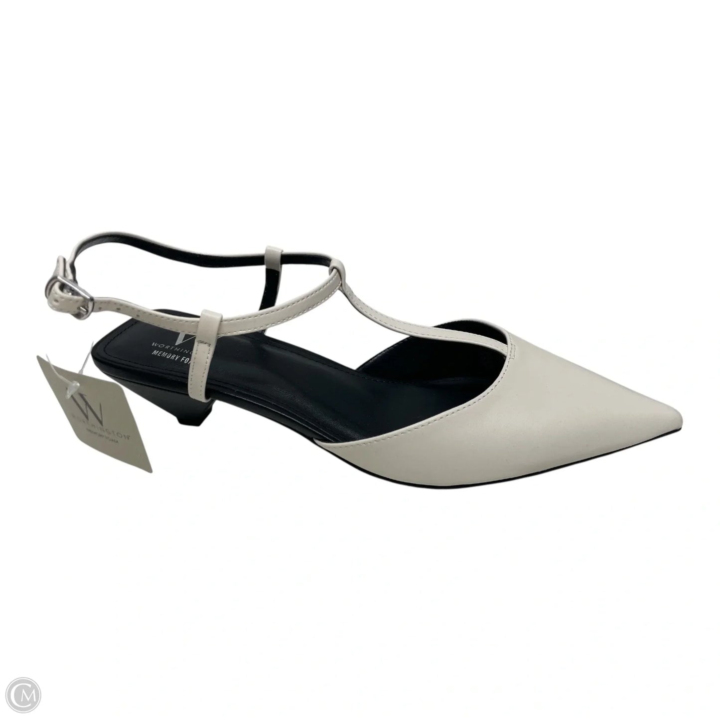 Shoes Heels Block By Worthington In White, Size: 10