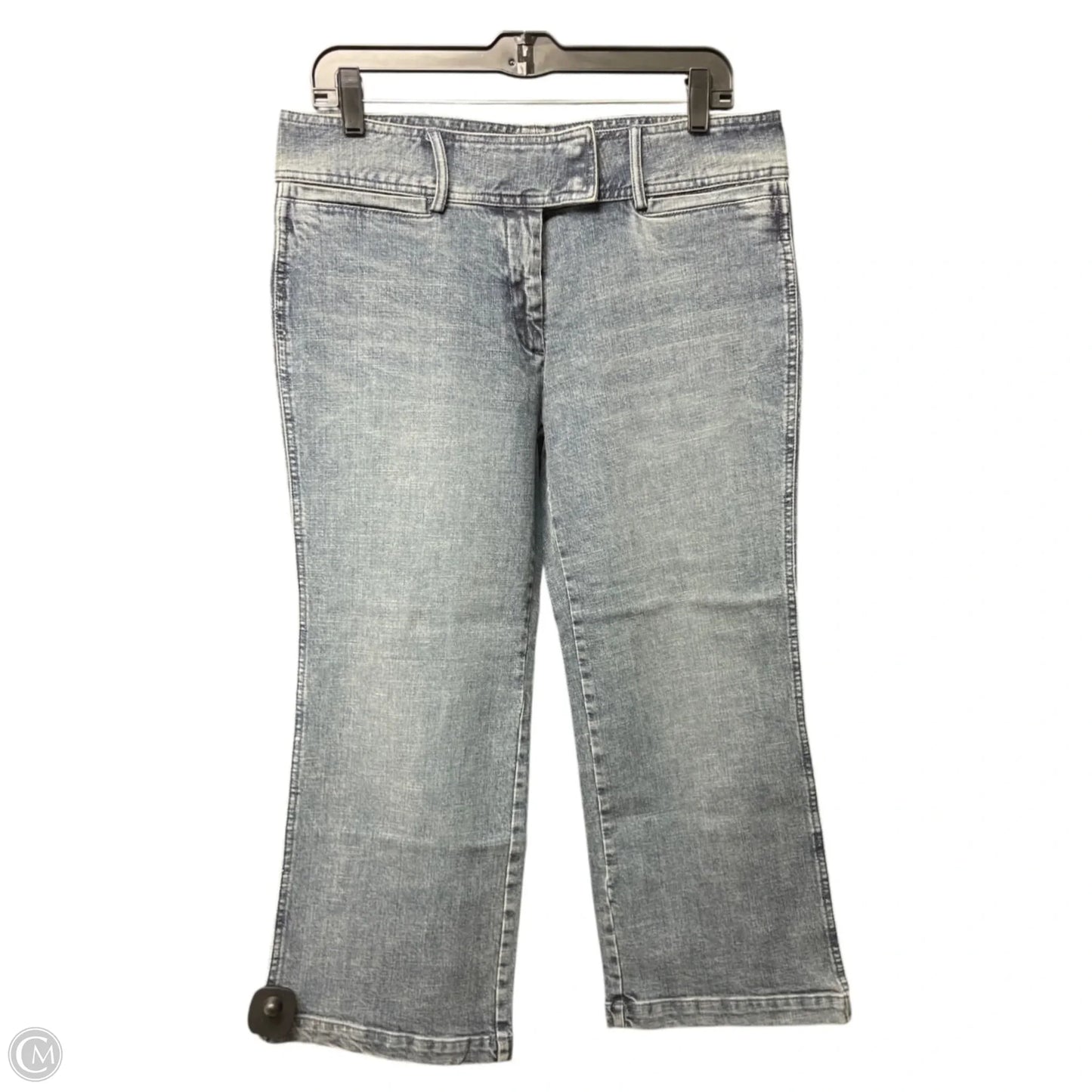 Jeans Cropped By J. Crew In Blue Denim, Size: 8