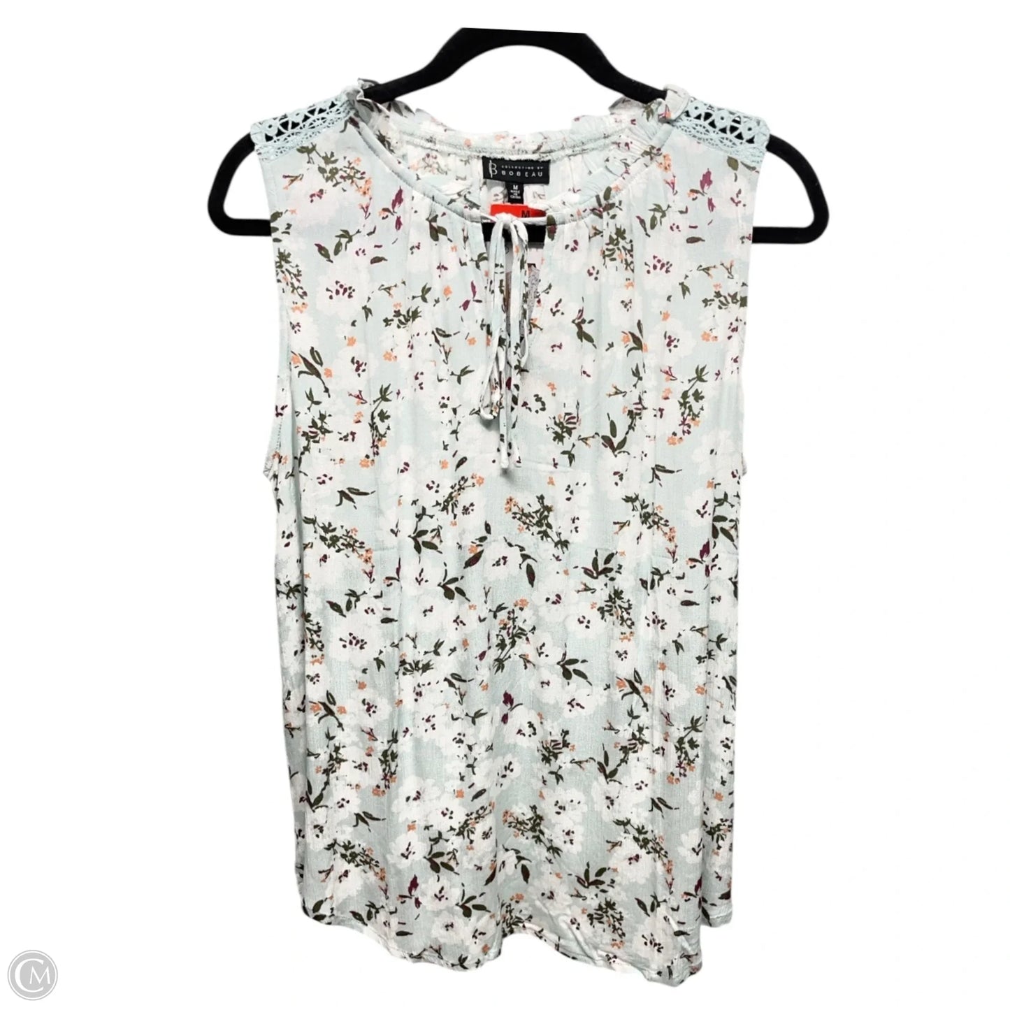 Top Sleeveless By Bobeau In Green, Size: M