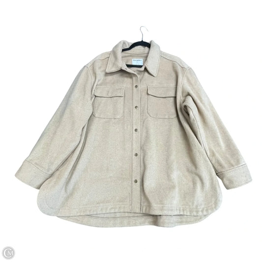 Jacket Shirt By Old Navy In Brown, Size: 2x