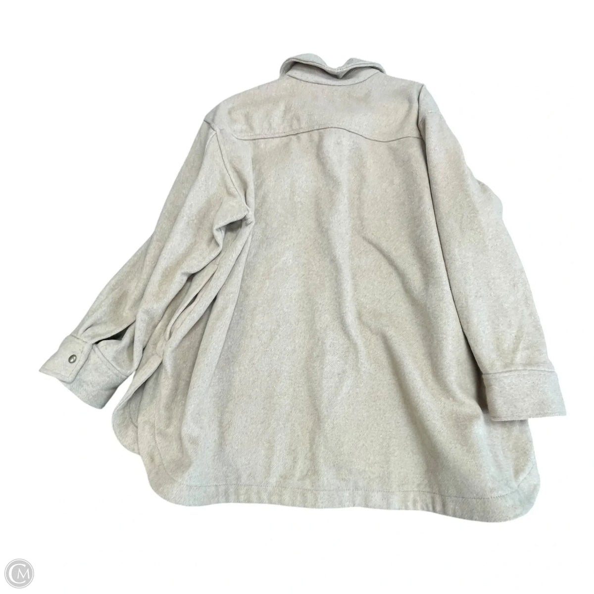 Jacket Shirt By Old Navy In Brown, Size: 2x