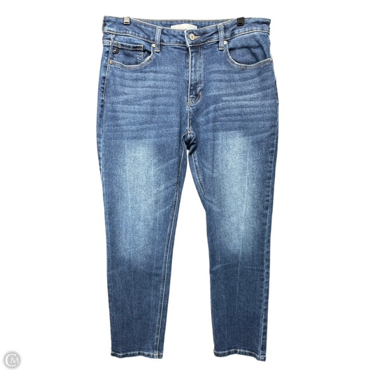 Jeans Straight By Kancan In Blue Denim, Size: 8