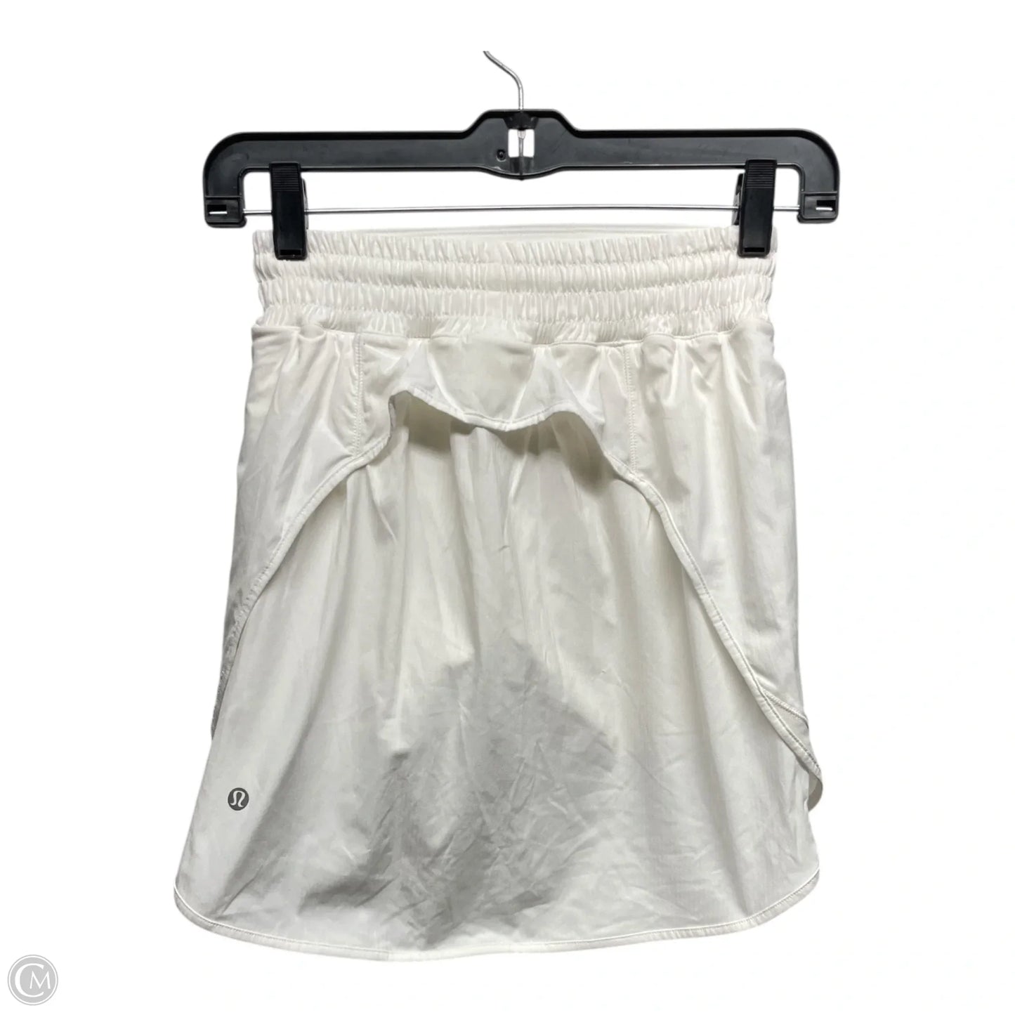 Athletic Skort By Lululemon In White, Size: 2