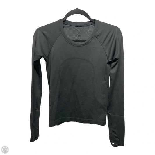 Athletic Top Long Sleeve Crewneck By Lululemon In Black, Size: Xs