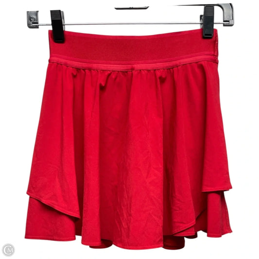 Athletic Skort By Lululemon In Red, Size: 2