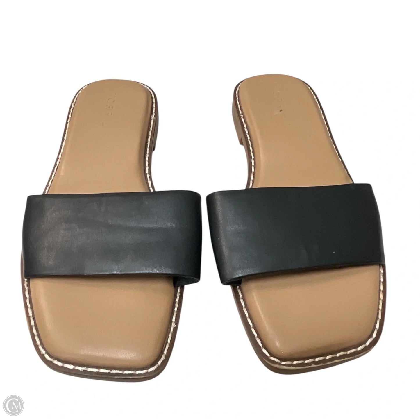 Sandals Flats By Torrid In Black, Size: 6.5