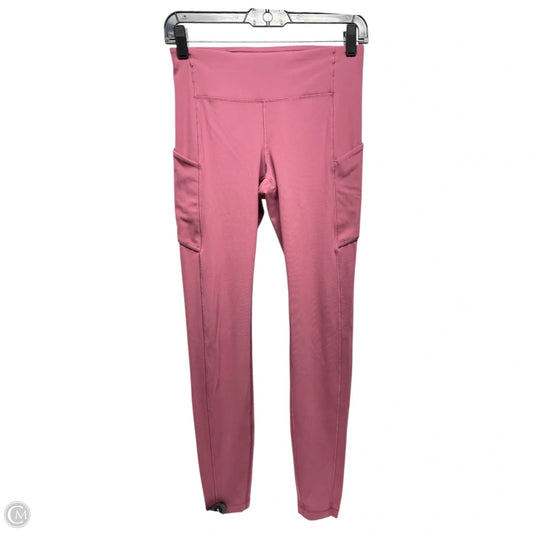 Athletic Leggings By Lululemon In Mauve, Size: 6