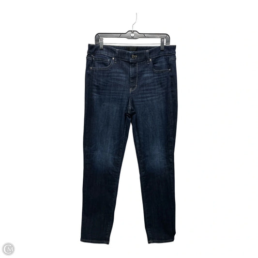Jeans Straight By White House Black Market In Blue Denim, Size: 10