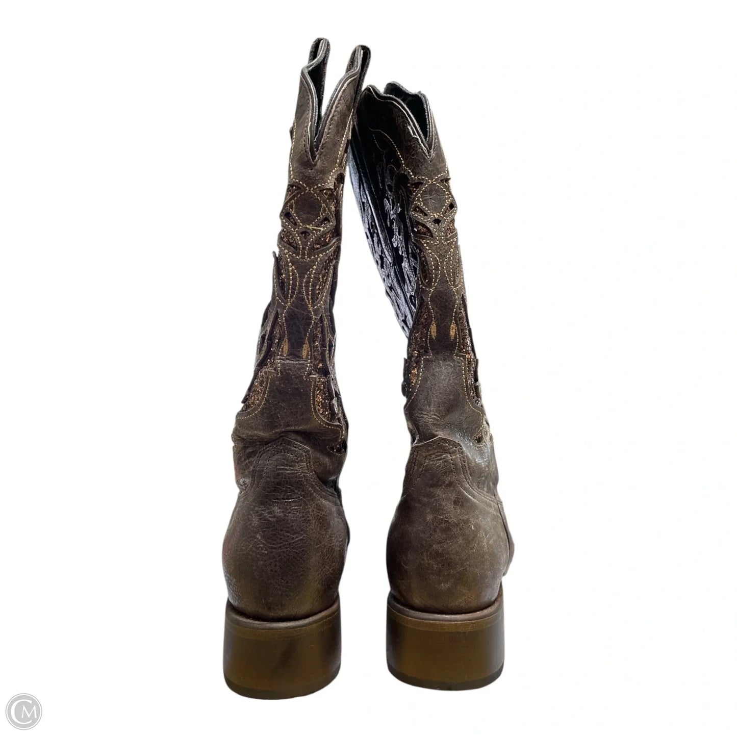 Boots Western By Cma In Brown, Size: 11