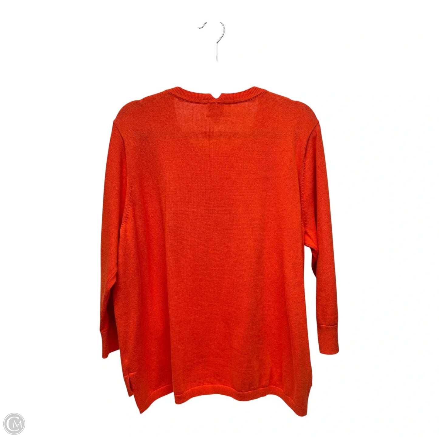 Sweater By Cabi In Orange, Size: L