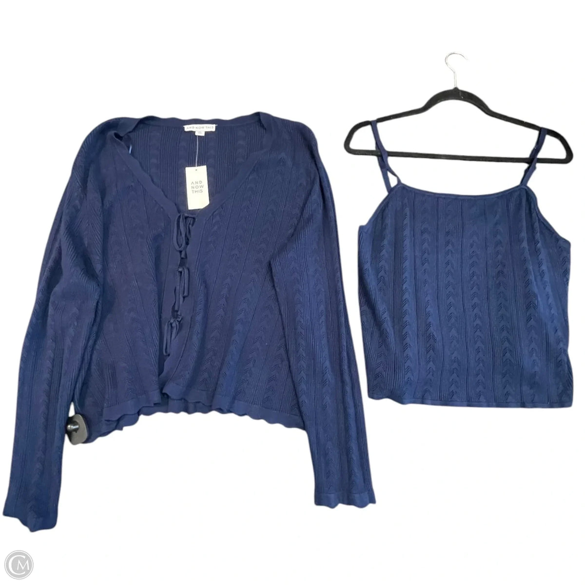 Sweater 2pc By And Now This In Navy, Size: 2x